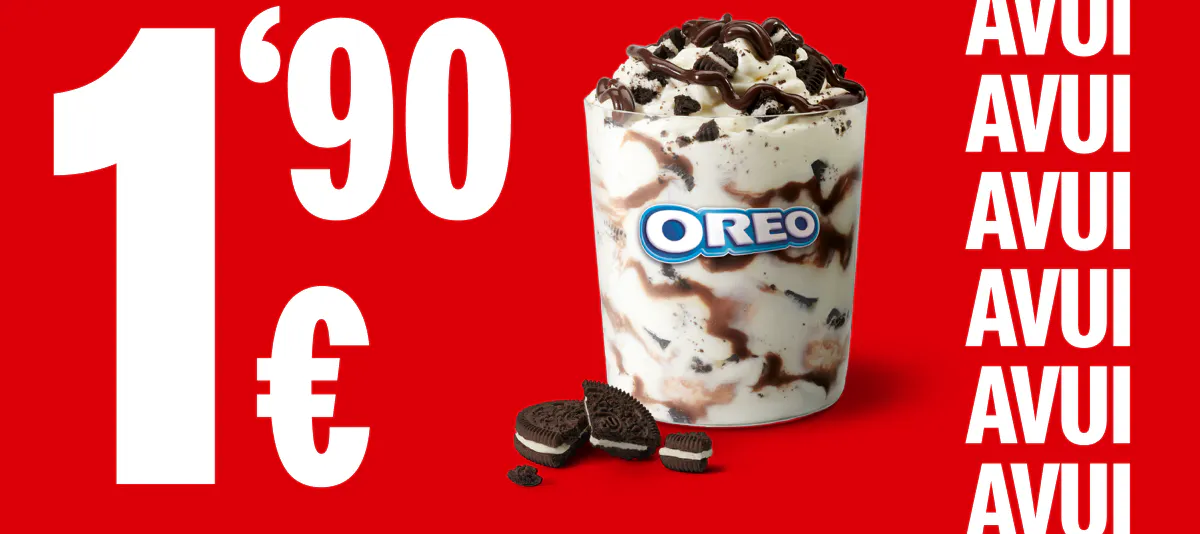 McFlurry a triar per 1,90€