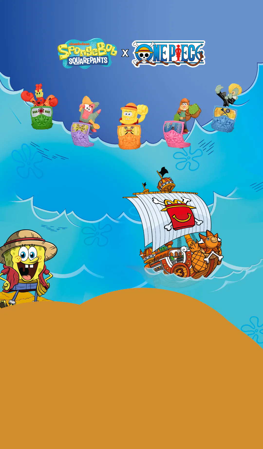 Story 4: ¡Desde Fondo de Bikini al Grand Line! Llega Bob Esponja X One Piece