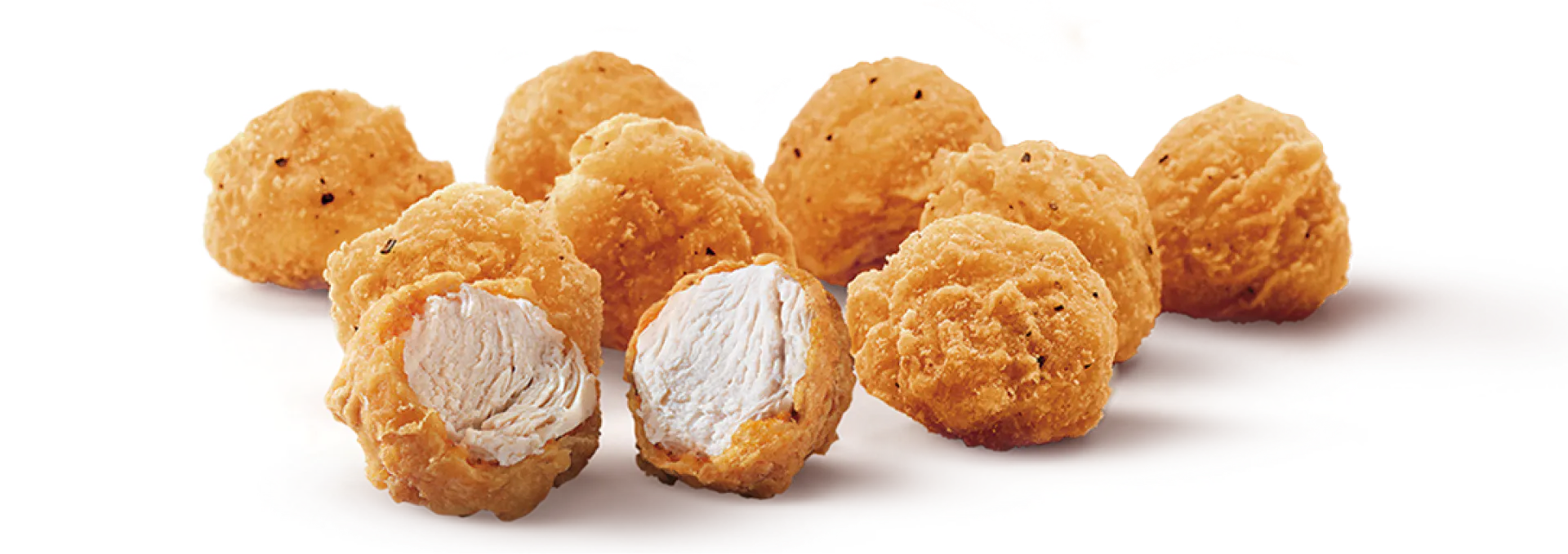 McBites alineados en linea
