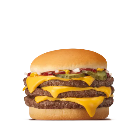 Hamburguesa Triple Cheeseburger