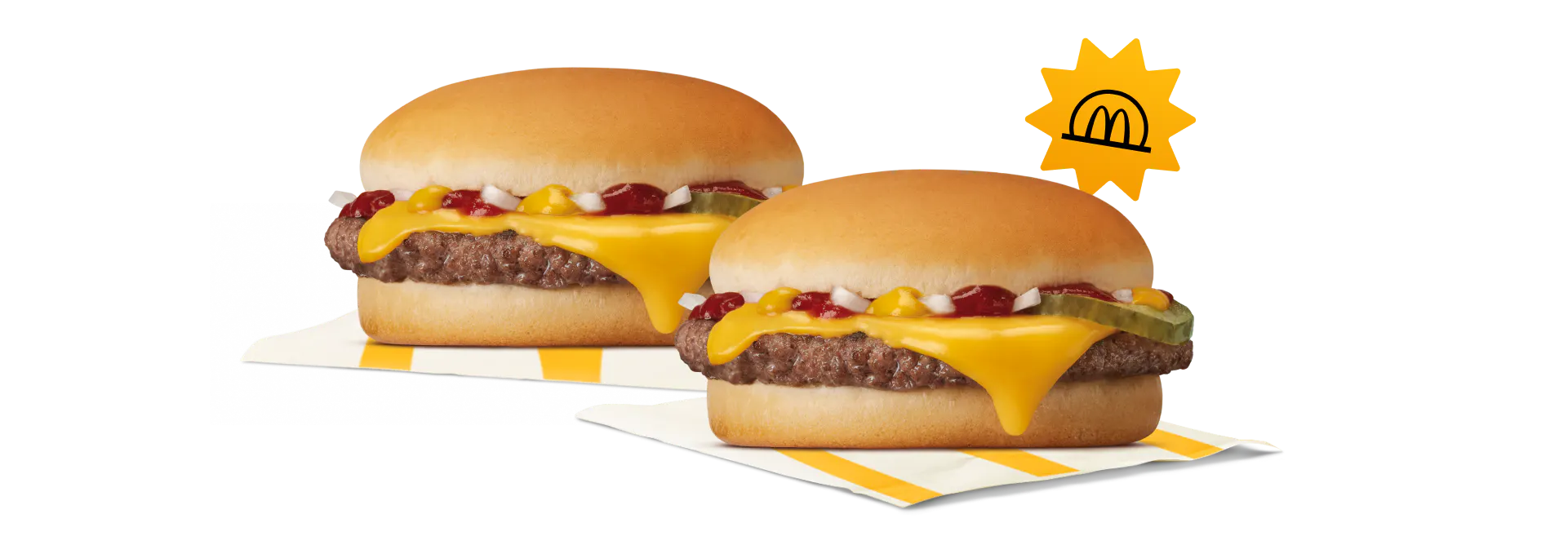 2 cheeseburgers