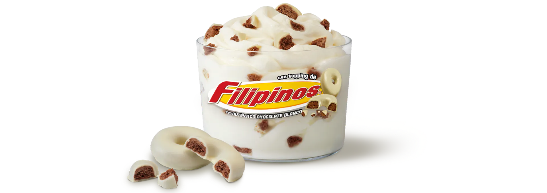 Mini McFlurry® Filipinos Blanco