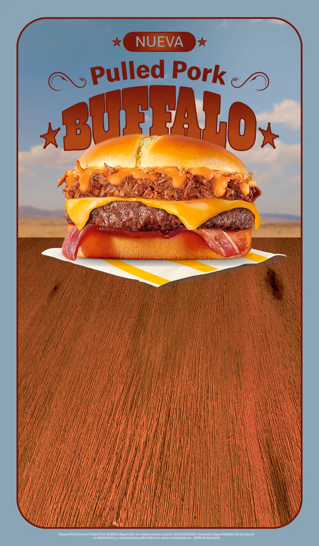 Story 3: Nueva McExtreme™ Pulled Pork Buffalo ¡Disfruta de su tremendo sabor!